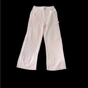 American Eagle Outfitters Blush Wide-Leg Trousers